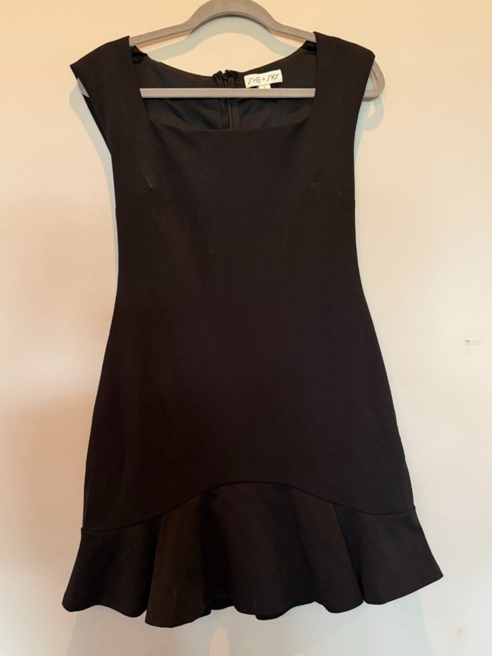 She + Sky LBD Black Dress Large